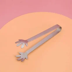 Tom Küche & Esszimmer-Zange aus Edelstahl – vielseitiges Küchenwerkzeug für Lebensmittel, Eis