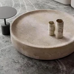 The Coffee Table Co. Möbel-Zariah Travertin Couchtisch