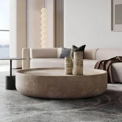 The Coffee Table Co. Möbel-Zariah Travertin Couchtisch