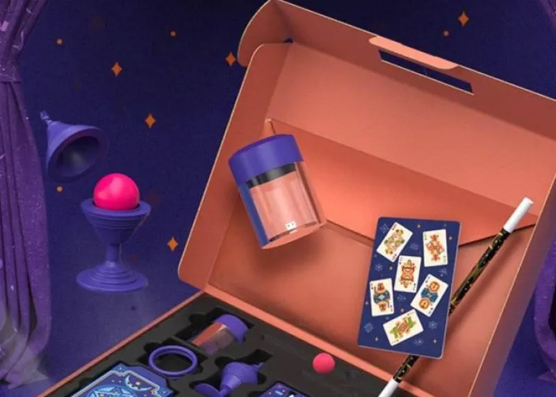 The Decor Haven Babyspielzeug-Zauberer-Set für Anfänger – Zaubertrick-Spielzeugset