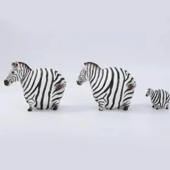 Plates u0026 More Küche & Esszimmer-Zebra-Skulptur – Modernes Harzdekor für das Home Office