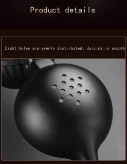 The Decor Haven Küche & Esszimmer-Zitronenpresse – Minimalistische Zitruspresse