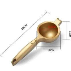 The Decor Haven Küche & Esszimmer-Zitronenpresse – Minimalistische Zitruspresse