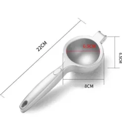 The Decor Haven Küche & Esszimmer-Zitronenpresse – Minimalistische Zitruspresse