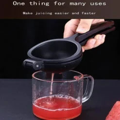 The Decor Haven Küche & Esszimmer-Zitronenpresse – Minimalistische Zitruspresse