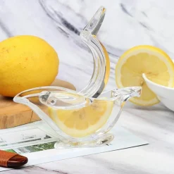 The Culinary Kit Küche & Esszimmer-Zitronenpresse aus Acryl - Transparente Zitruspresse