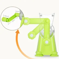 The Culinary Kit Küche & Esszimmer-Zitruspresse – Manuelle Zitronenpresse mit eingebautem Filter