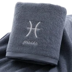 Aqua Essence Badezimmer-Zodiac Bath Towel Set - Astrological Decor Towels
