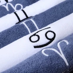 Aqua Essence Badezimmer-Zodiac Bath Towel Set - Astrological Decor Towels