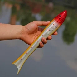 The Outdoor Vault Outdoor-Artikel|Heimwerkzeuge-Zusammenklappbare Mini-Angelrute – Tragbare Angelrute in Fischform