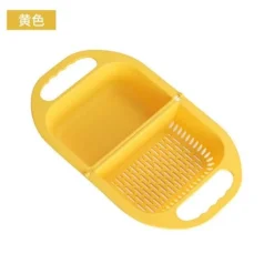 The Culinary Kit Küche & Esszimmer-Zusammenklappbarer Abtropfkorb für Obst und Gemüse – Küchensieb