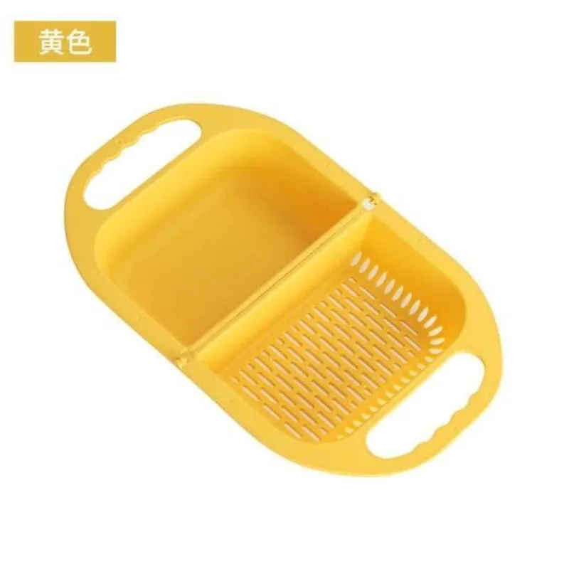 The Culinary Kit Küche & Esszimmer-Zusammenklappbarer Abtropfkorb für Obst und Gemüse – Küchensieb