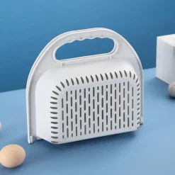 Deco Küche & Esszimmer-Zusammenklappbarer Abtropfkorb zum Waschen von Obst und Gemüse – platzsparendes Küchenutensil