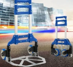 Gear Up u0026 Go Outdoor-Artikel|Outdoor-Gadgets-Zusammenklappbarer Mehrzweckwagen – Tragbarer Allzweck-Reisetrolley