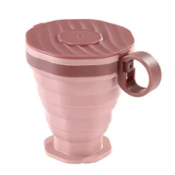 Gear Up u0026 Go Camping-Werkzeuge|Outdoor-Gadgets-Zusammenklappbarer Reisebecher aus Silikon – Teleskop-Klappbecher