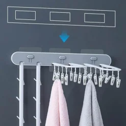 Comfort u0026 Style Gadgets Für Zuhause-Zusammenklappbarer Sockentrockner zur Wandmontage – platzsparender Kleiderbügel