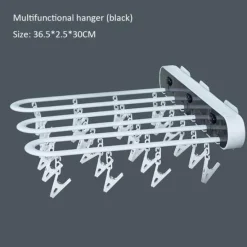 Comfort u0026 Style Gadgets Für Zuhause-Zusammenklappbarer Sockentrockner zur Wandmontage – platzsparender Kleiderbügel