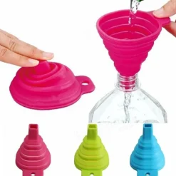 The Decor Haven Küche & Esszimmer-Zusammenklappbarer Trichterbehälter – Praktisches faltbares Küchenwerkzeug