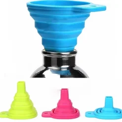 The Decor Haven Küche & Esszimmer-Zusammenklappbarer Trichterbehälter – Praktisches faltbares Küchenwerkzeug