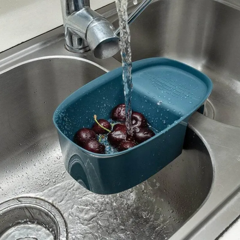 The Culinary Kit Küche & Esszimmer-Zusammenklappbares Küchenspülensieb – Abflusskorb zum Auffangen von Essensresten