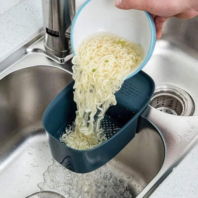 The Culinary Kit Küche & Esszimmer-Zusammenklappbares Küchenspülensieb – Abflusskorb zum Auffangen von Essensresten