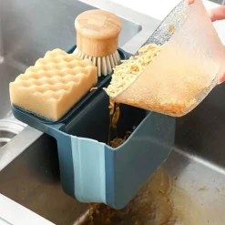 The Culinary Kit Küche & Esszimmer-Zusammenklappbares Spülbeckensieb – faltbarer Abflusskorb für die Küche