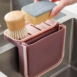 The Culinary Kit Küche & Esszimmer-Zusammenklappbares Spülbeckensieb – faltbarer Abflusskorb für die Küche