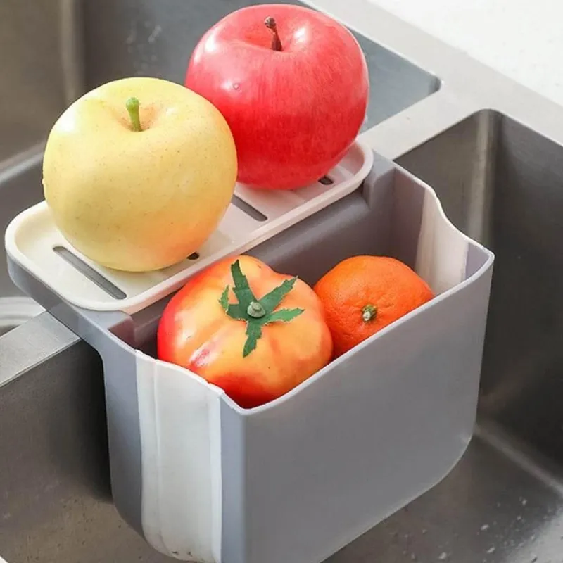 The Culinary Kit Küche & Esszimmer-Zusammenklappbares Spülbeckensieb – faltbarer Abflusskorb für die Küche